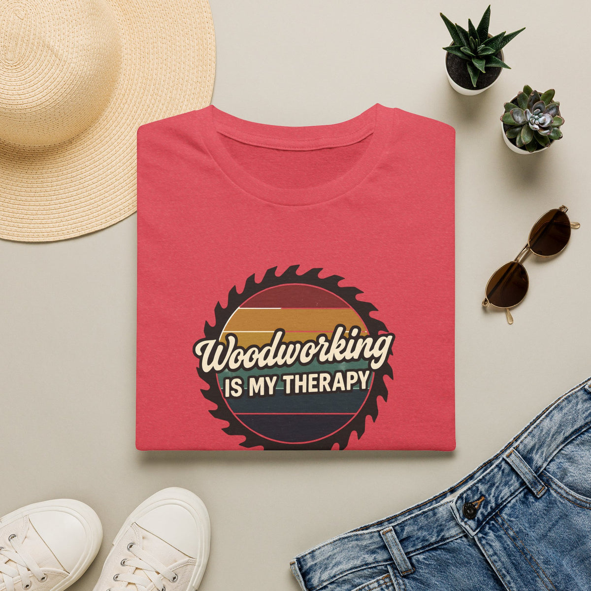 Woodworking Is My Therapy T-Shirt