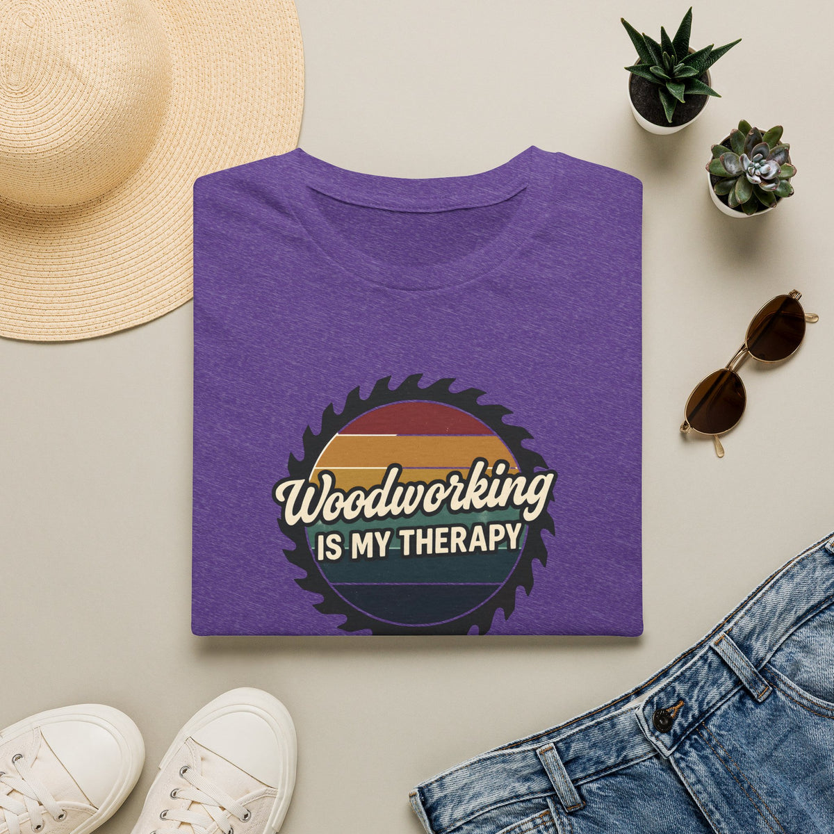 Woodworking Is My Therapy T-Shirt