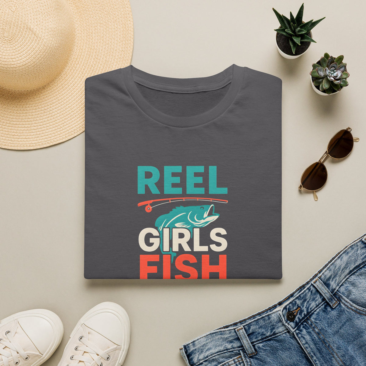 Reel Girls Fish Too T-Shirt