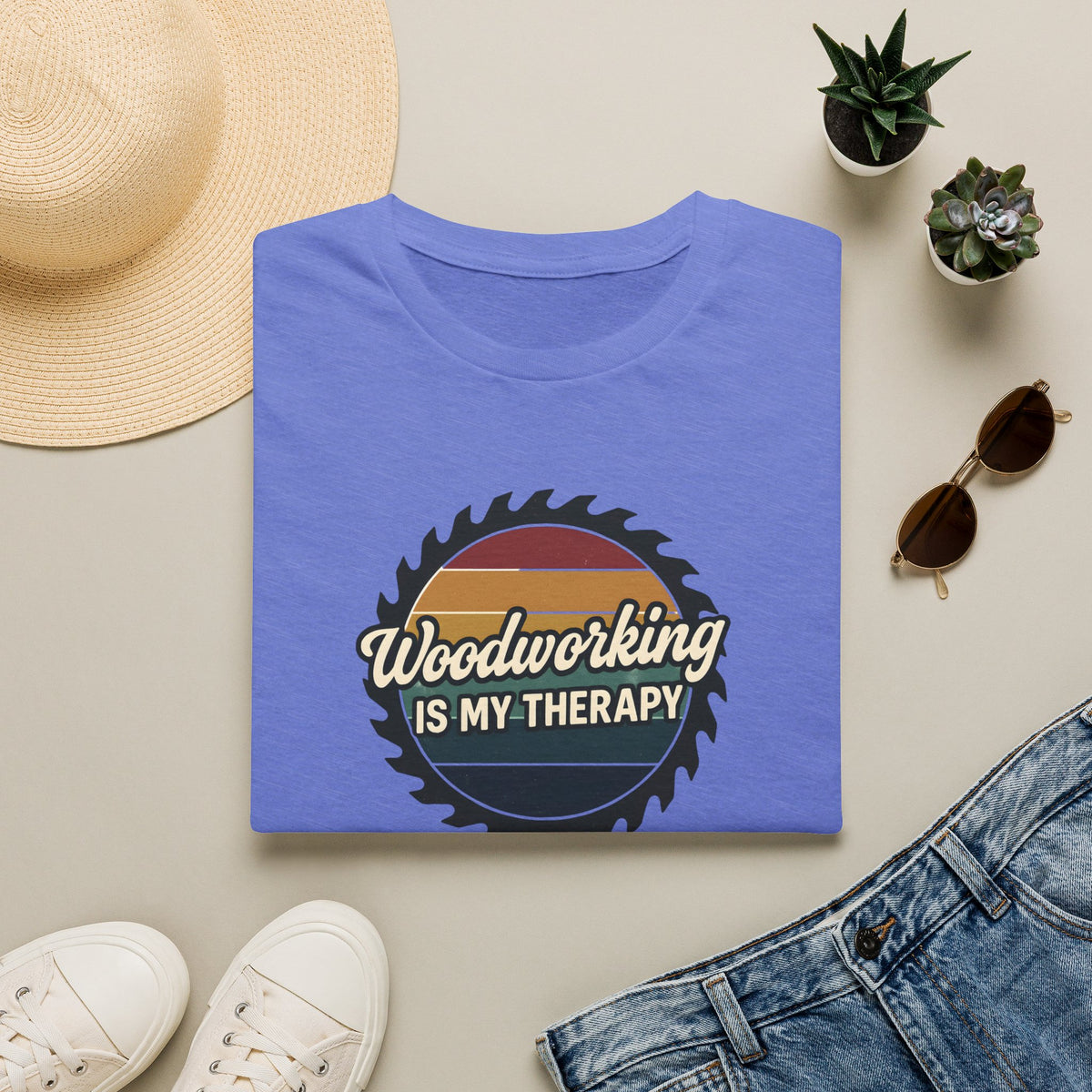 Woodworking Is My Therapy T-Shirt