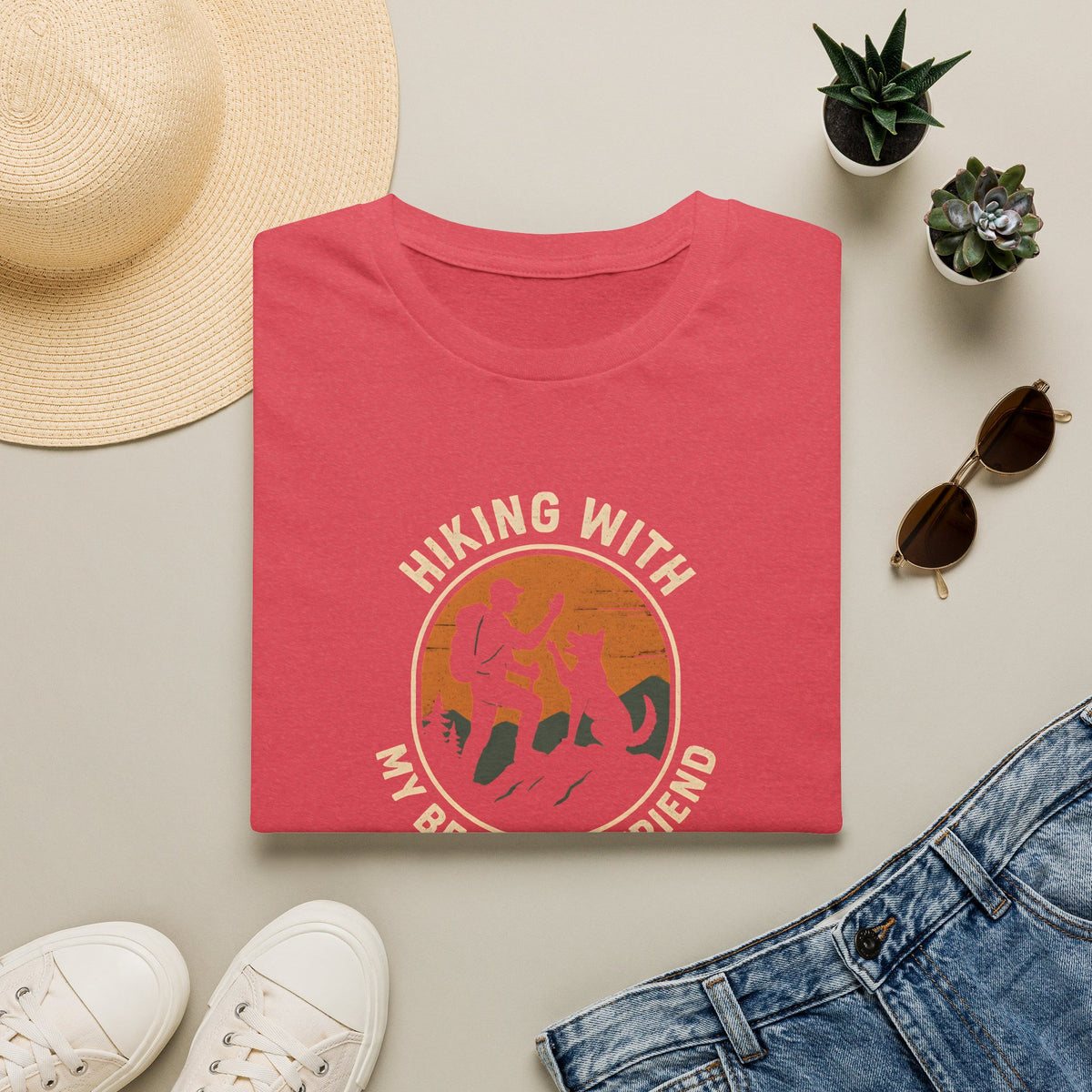 Hiking With Fur Friend T-Shirt