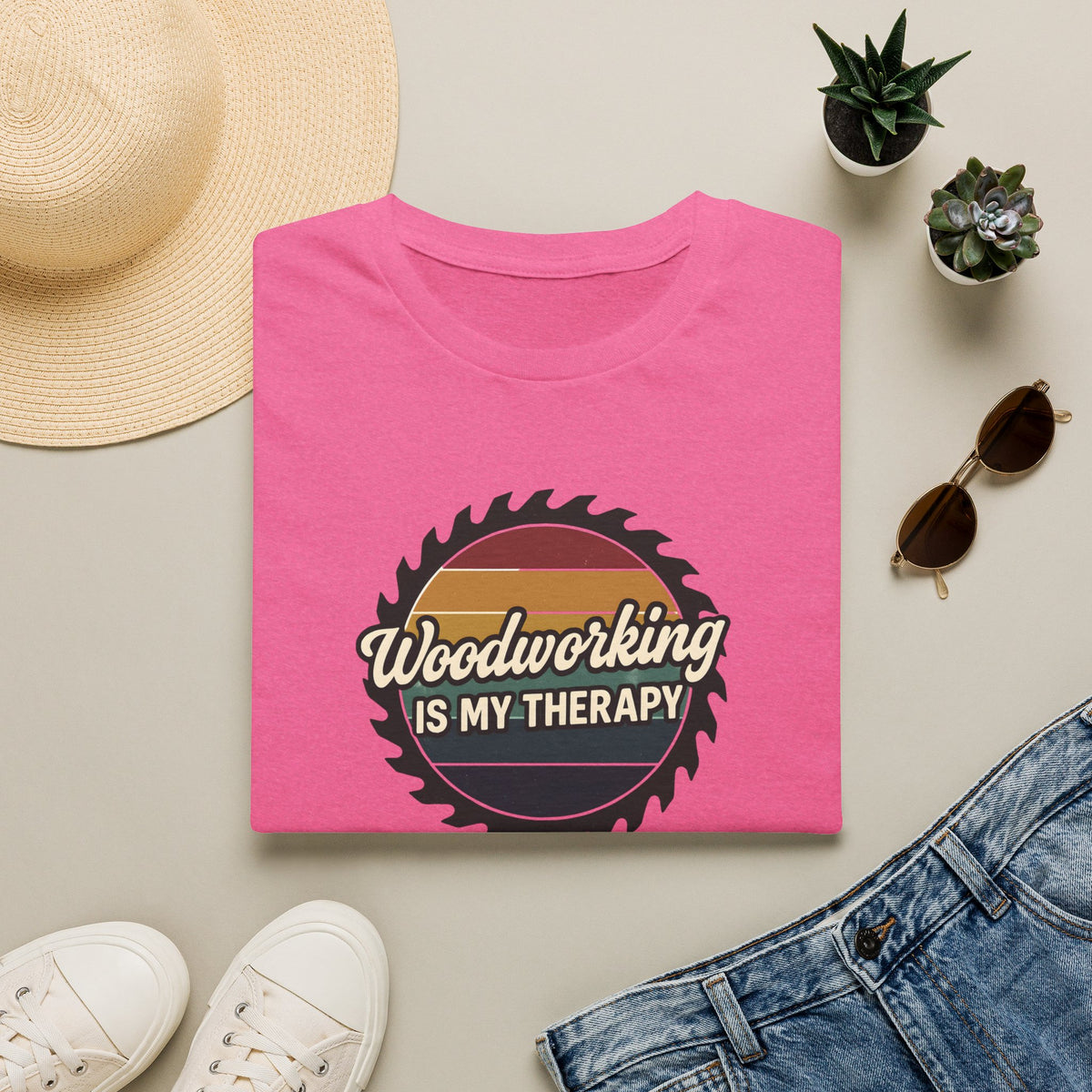 Woodworking Is My Therapy T-Shirt